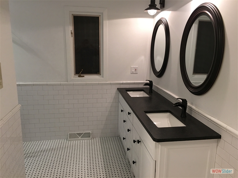 Black and White Bathroom Remodel