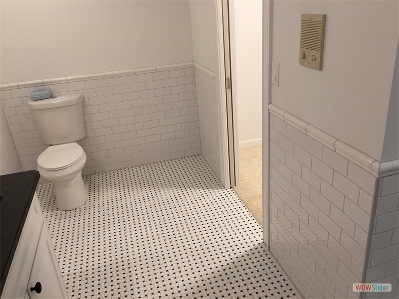 Black and White Bathroom Remodel