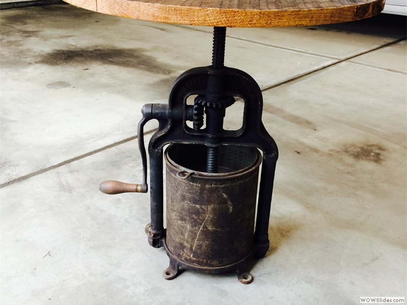 Fruit Press End Table