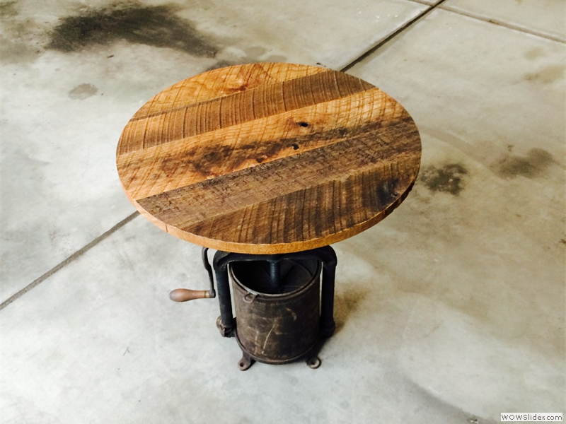 Fruit Press End Table
