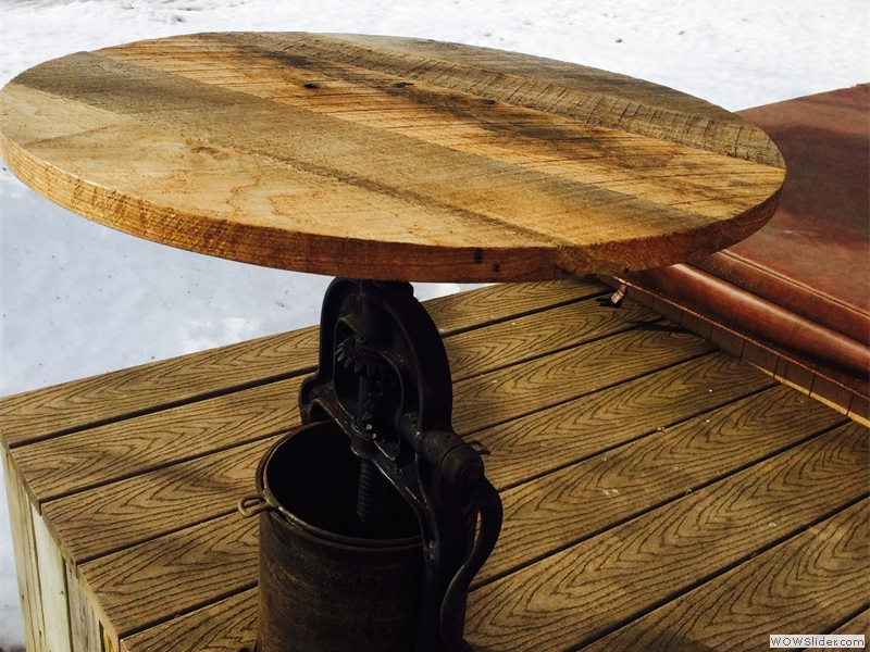 Fruit Press End Table