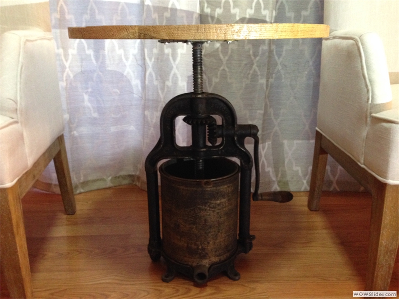 Fruit Press End Table