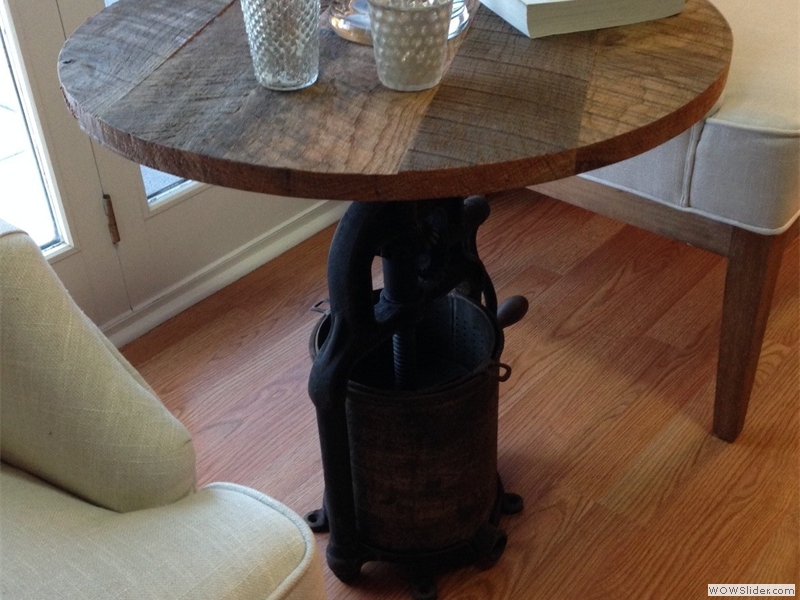Fruit Press End Table