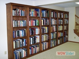 arched bookcases