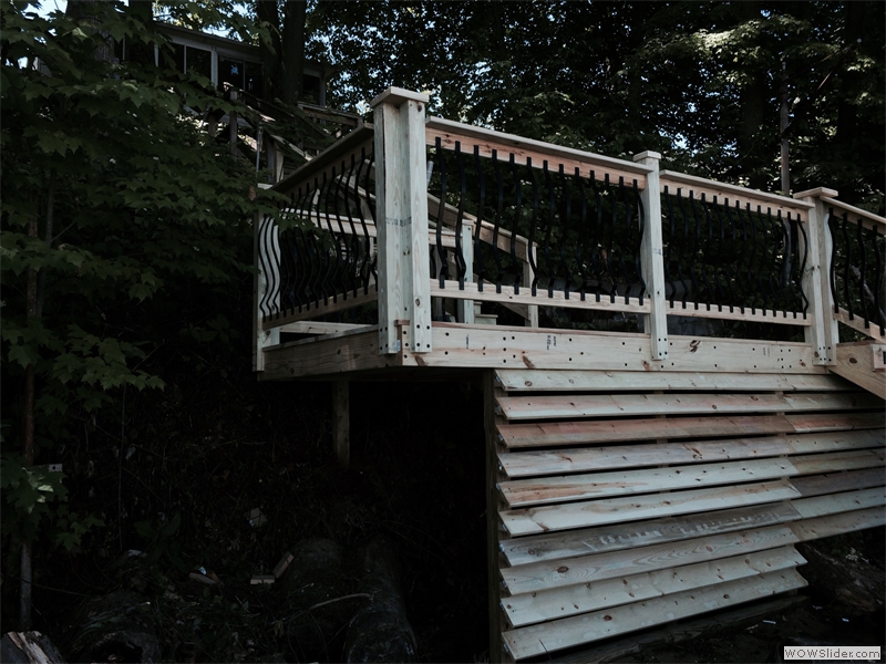 Lake Staircase and Deck