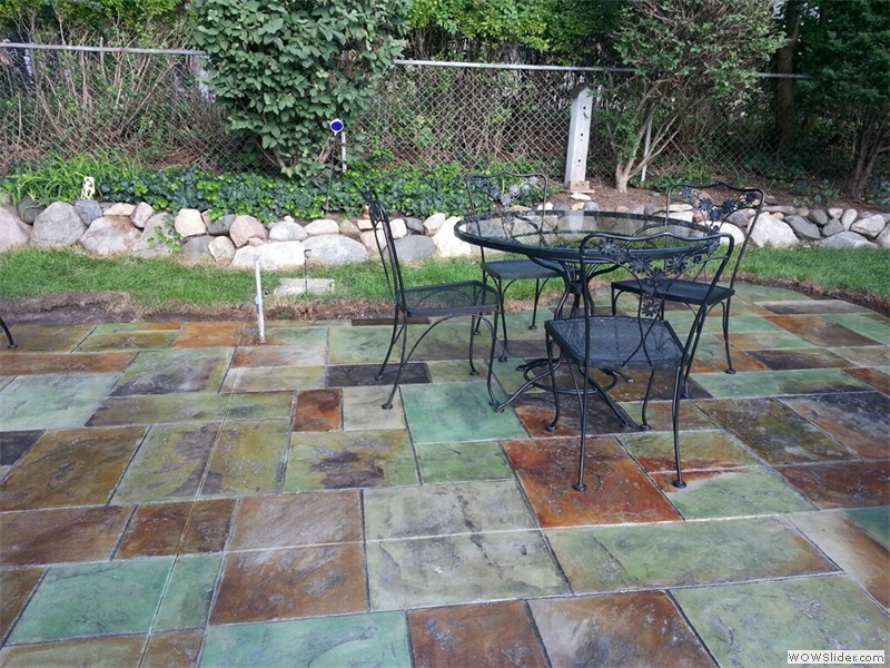 Stamped Concrete Patio